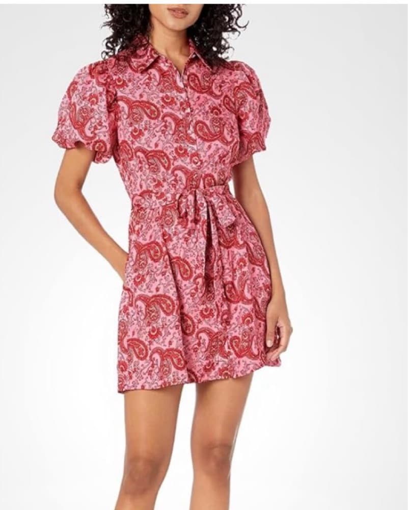 LIKELY Vibrant Paisley Print Mini Dress - Image 1