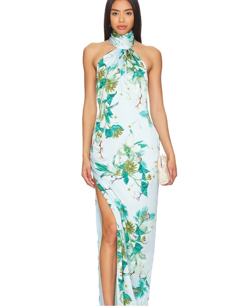 Elegant Floral Maxi Dress - Image 2