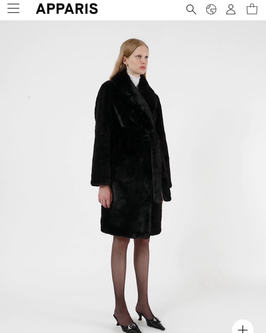 Apparis Faux Fur Coat - Image 2