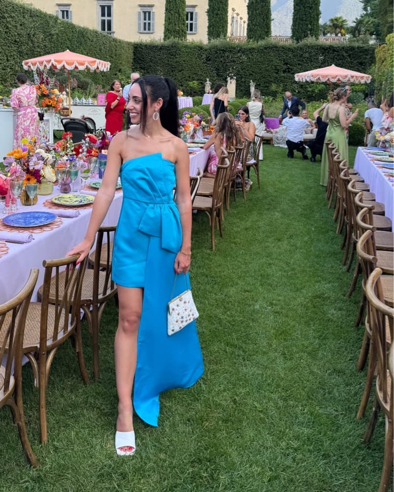 Xs Aqua Elliatt Bow Dress - Image 1