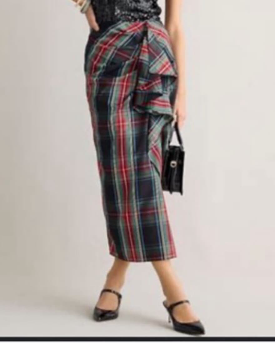 Ruffle Skirt Plaid - Image 1
