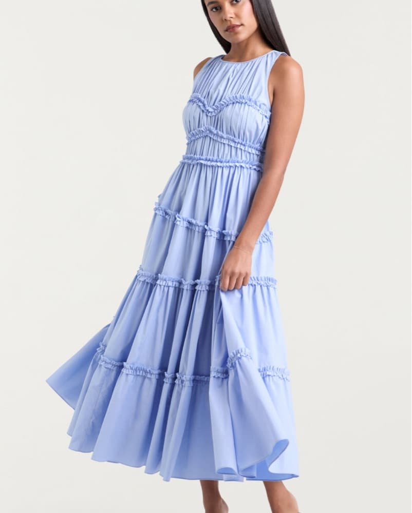 Elegant Ruffle Maxi Dress - Image 4