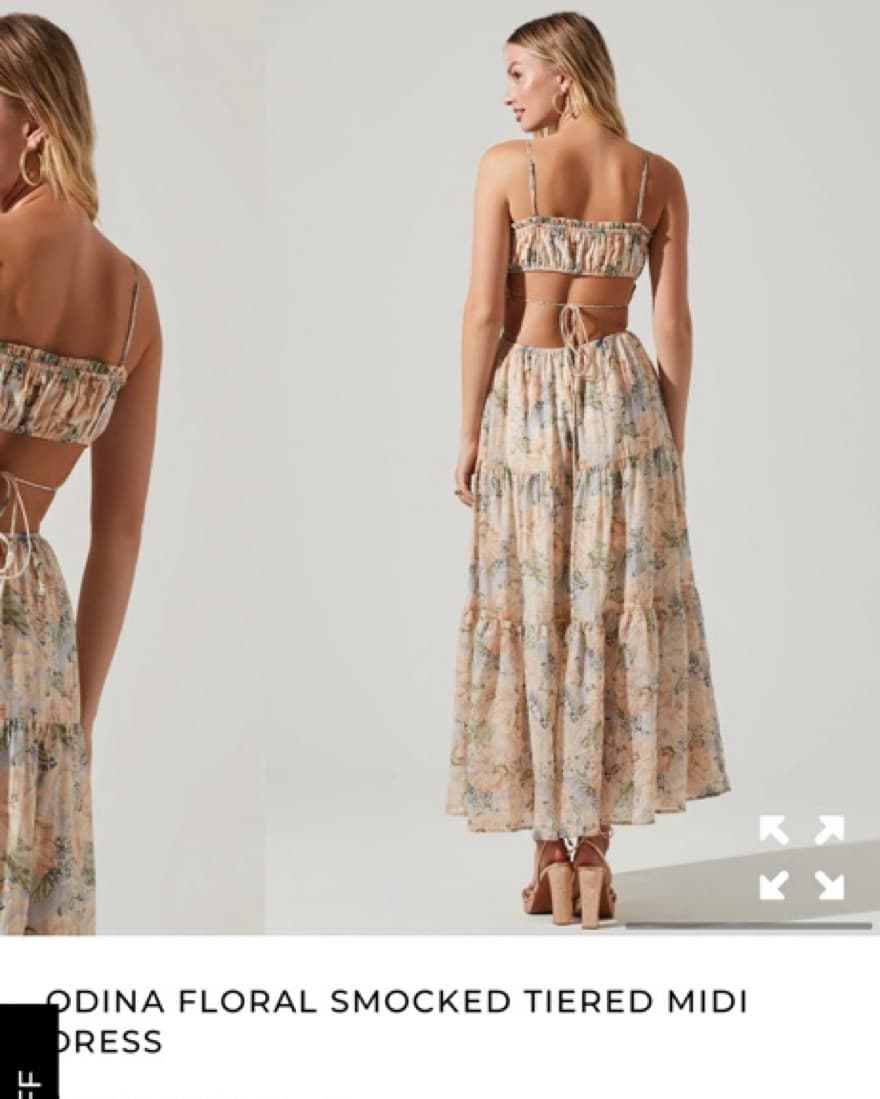 ASTR The Label Floral Midi Dress - Image 2