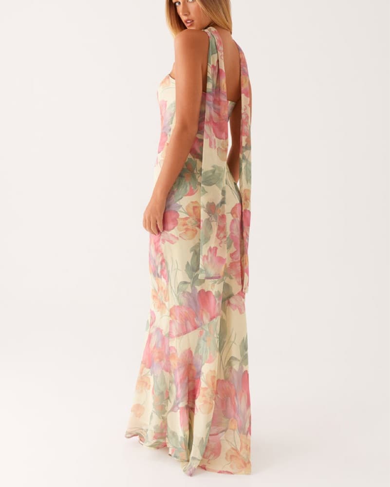 Elegant Floral Maxi Dress - Image 4