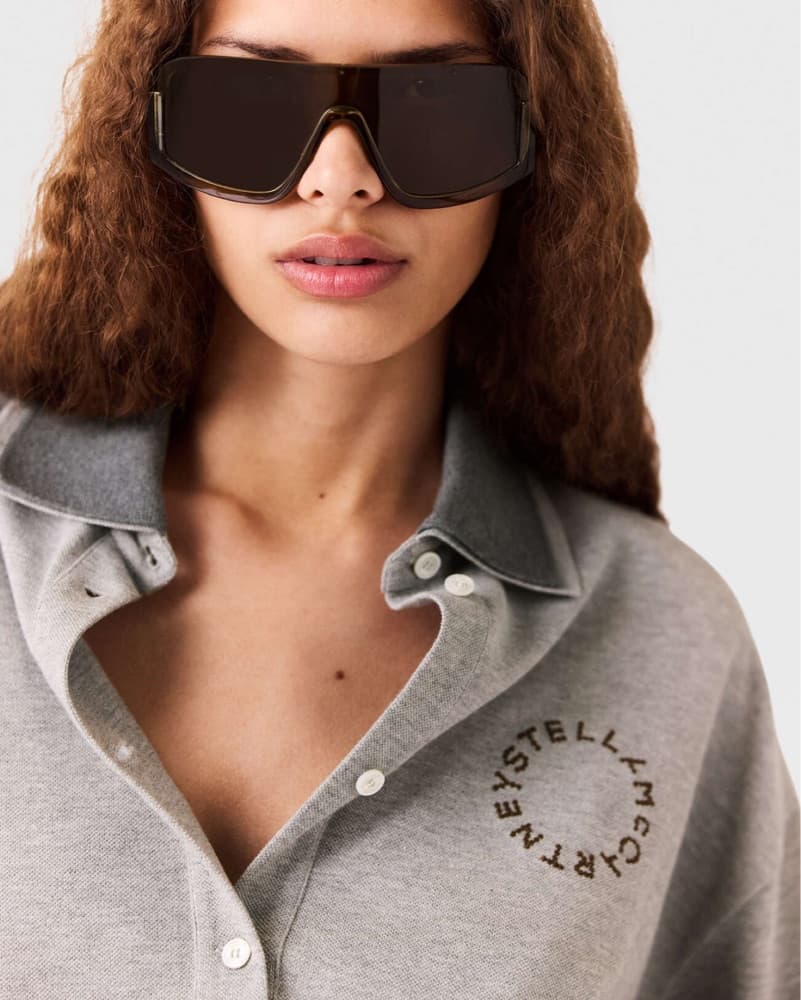 Stella McCartney Grey Long Sleeve Top  - Image 3