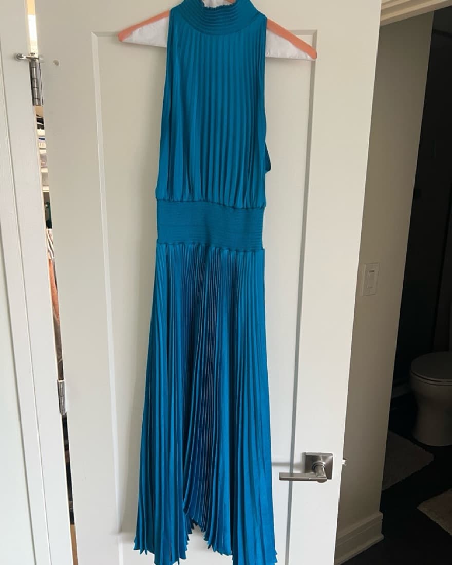 A.L.C. Renzo Pleated Blouson Dress - Image 2
