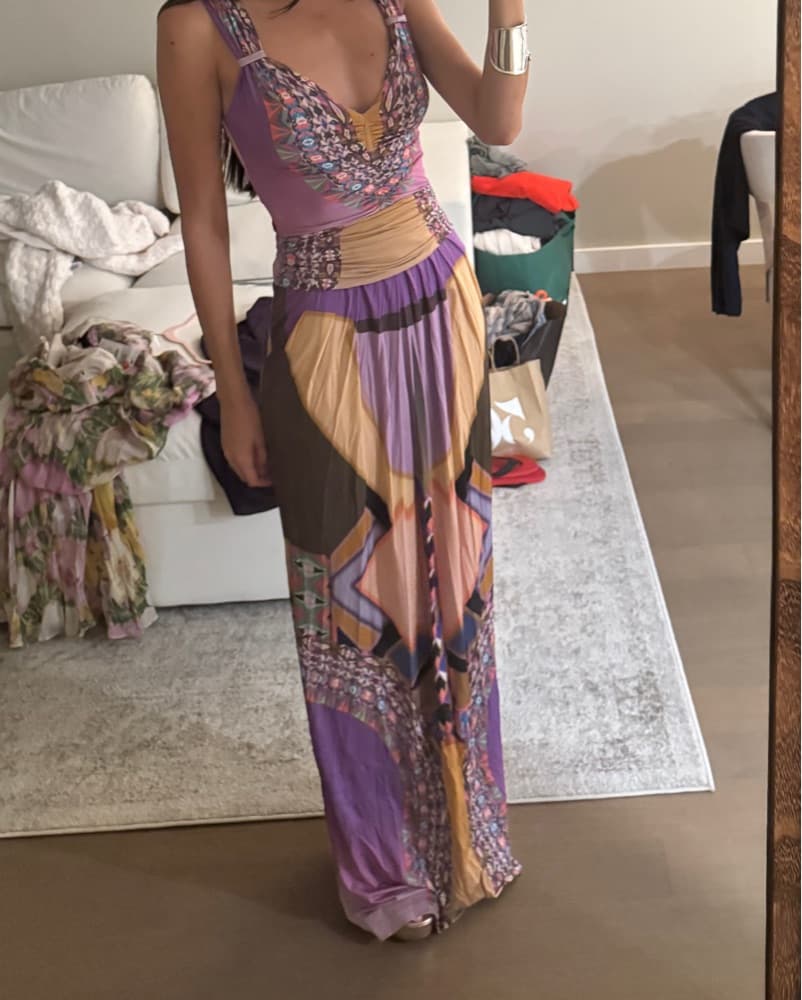 Etro Patterned Maxi Dress - Image 2