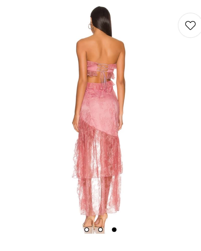 Pink Semi Formal Revolve Majorelle Dress - Image 2