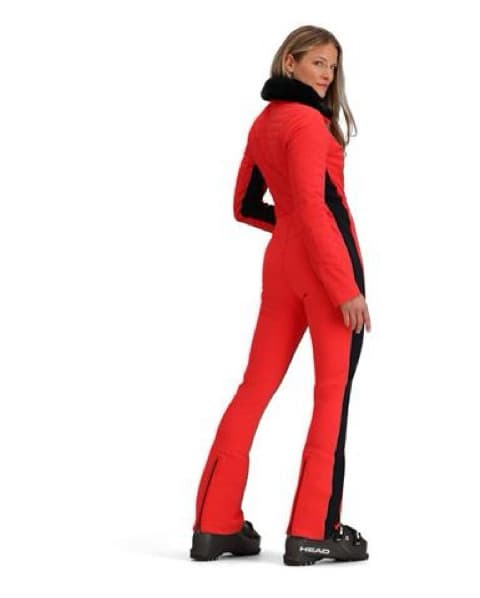 Obermeye Red Onesie with Black Fur - Image 2