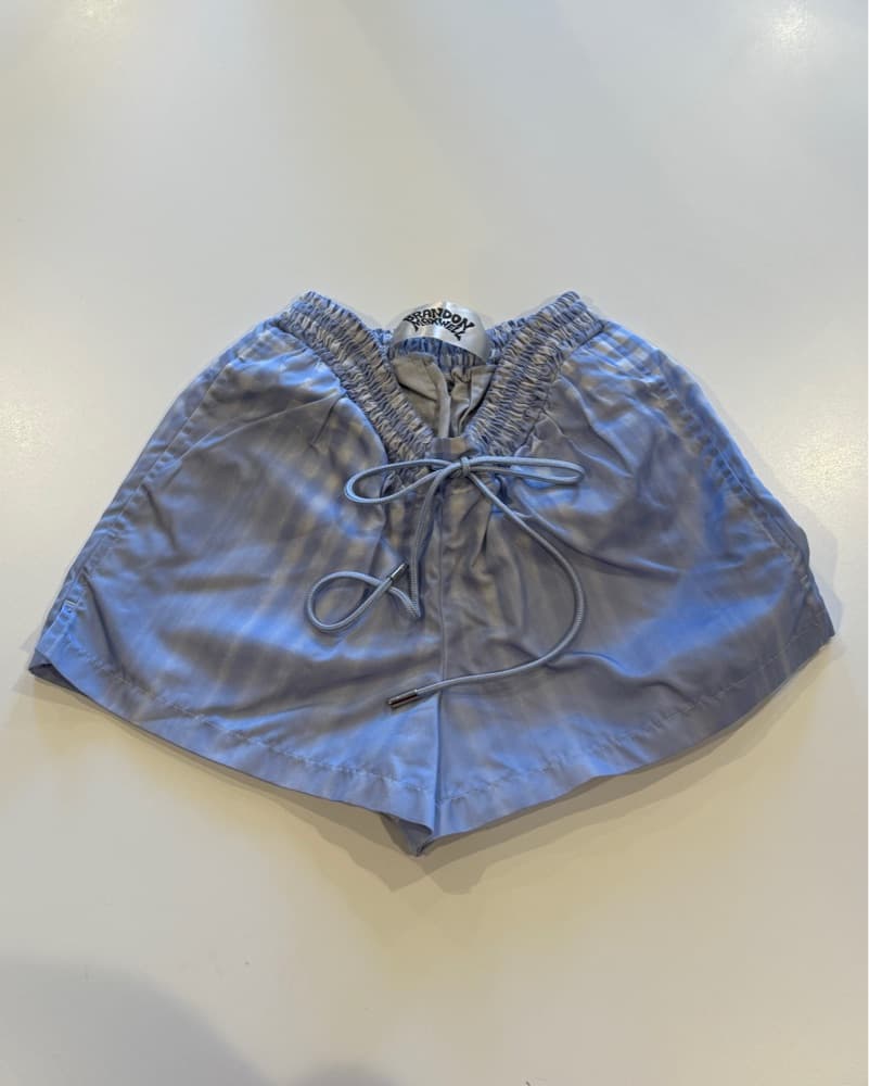 Brandon Maxwell Gingham Board Shorts - Image 2