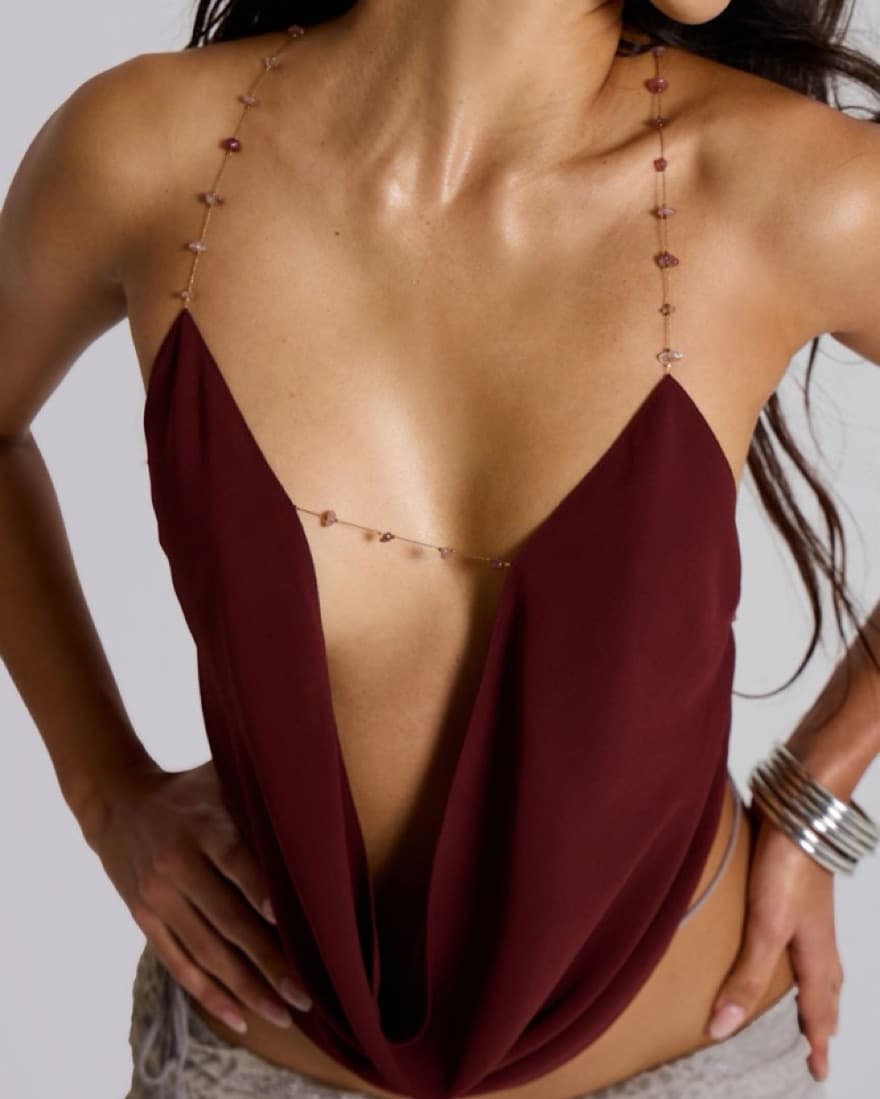 Jaded London Asteria Backless Cowl Top - Image 1