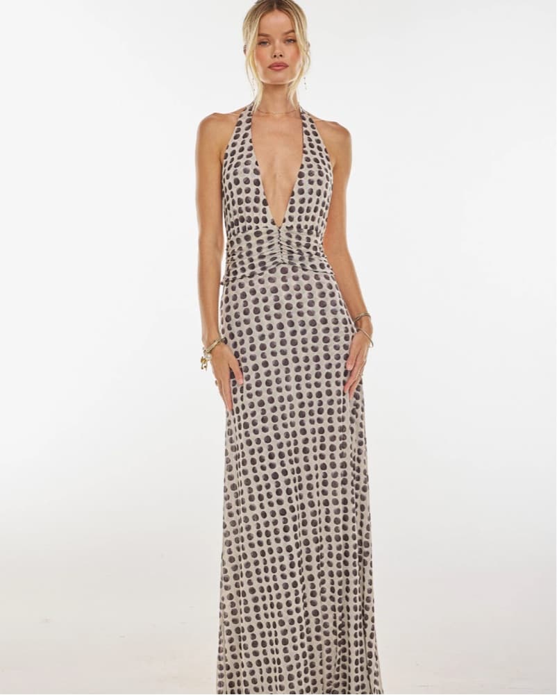 Eclipse Halter Maxi Dress - Image 1