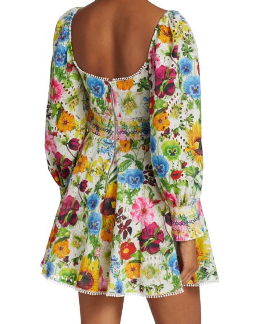 Alice & Olivia Floral Dress - Image 3