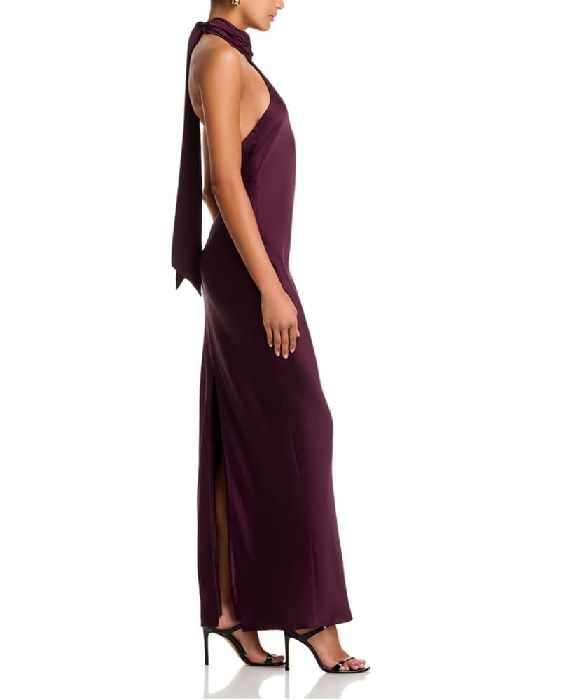 Ramy Brook Tatiana Gown in Blackberry  - Image 2