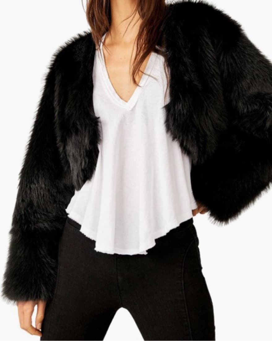 Free People Martini Bolero Fur Jacket - Image 1