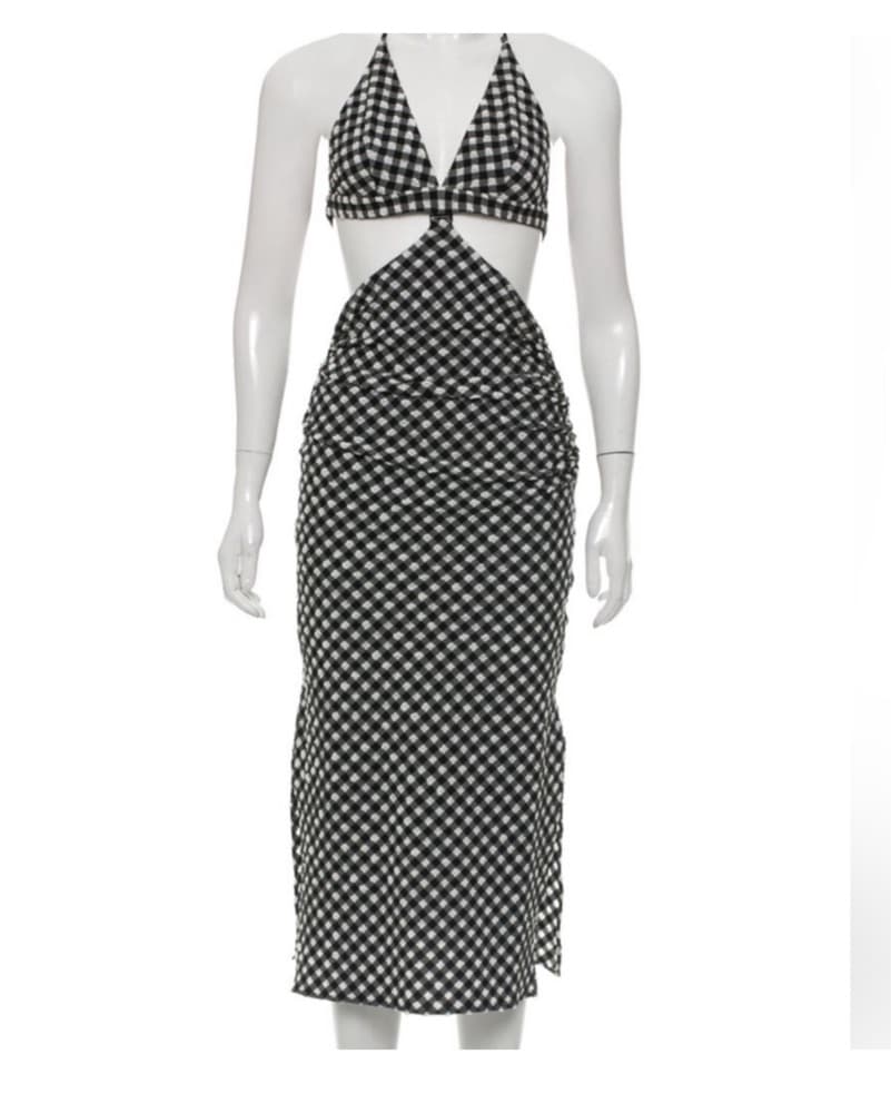 Rachel Comey Gingham Midi Dress - Image 4