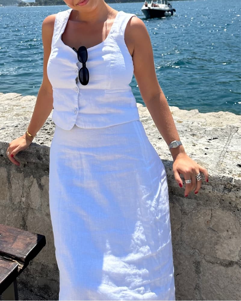 DISSH WHITE LINEN SET  - Image 4