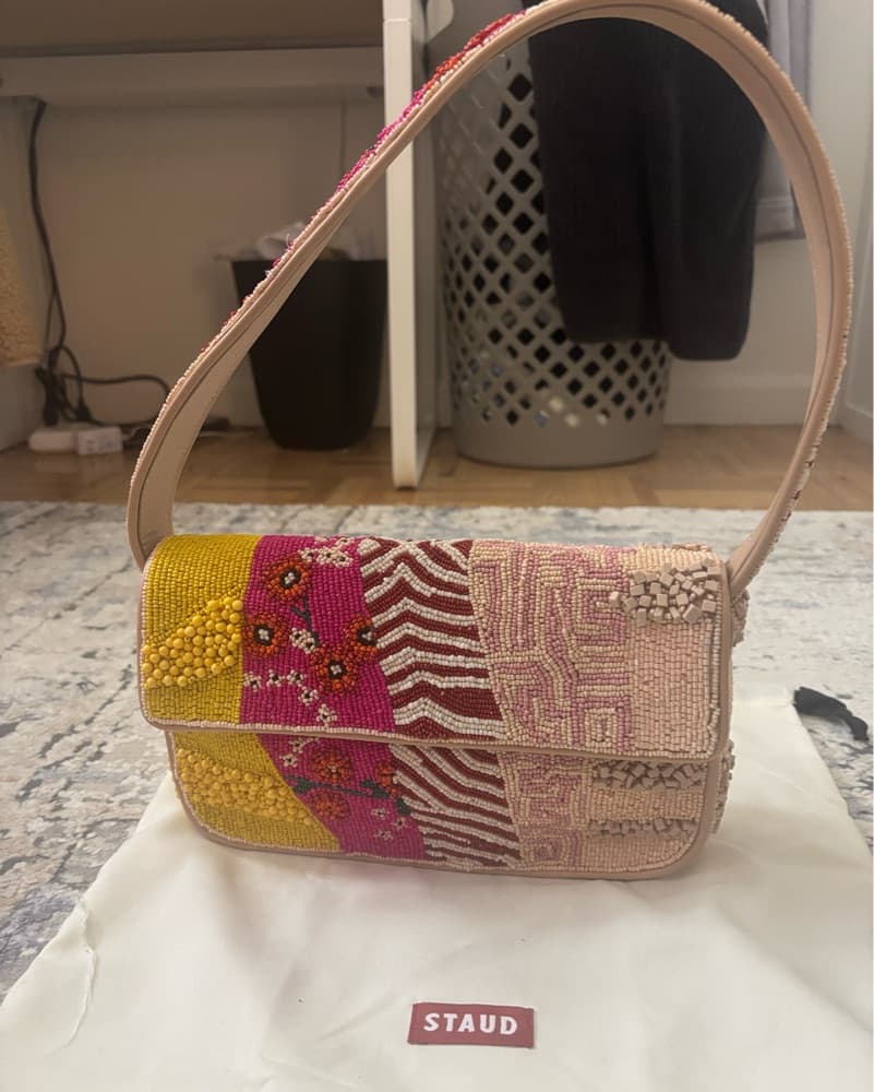 STAUD TOMMY BEADED BAG - Image 1