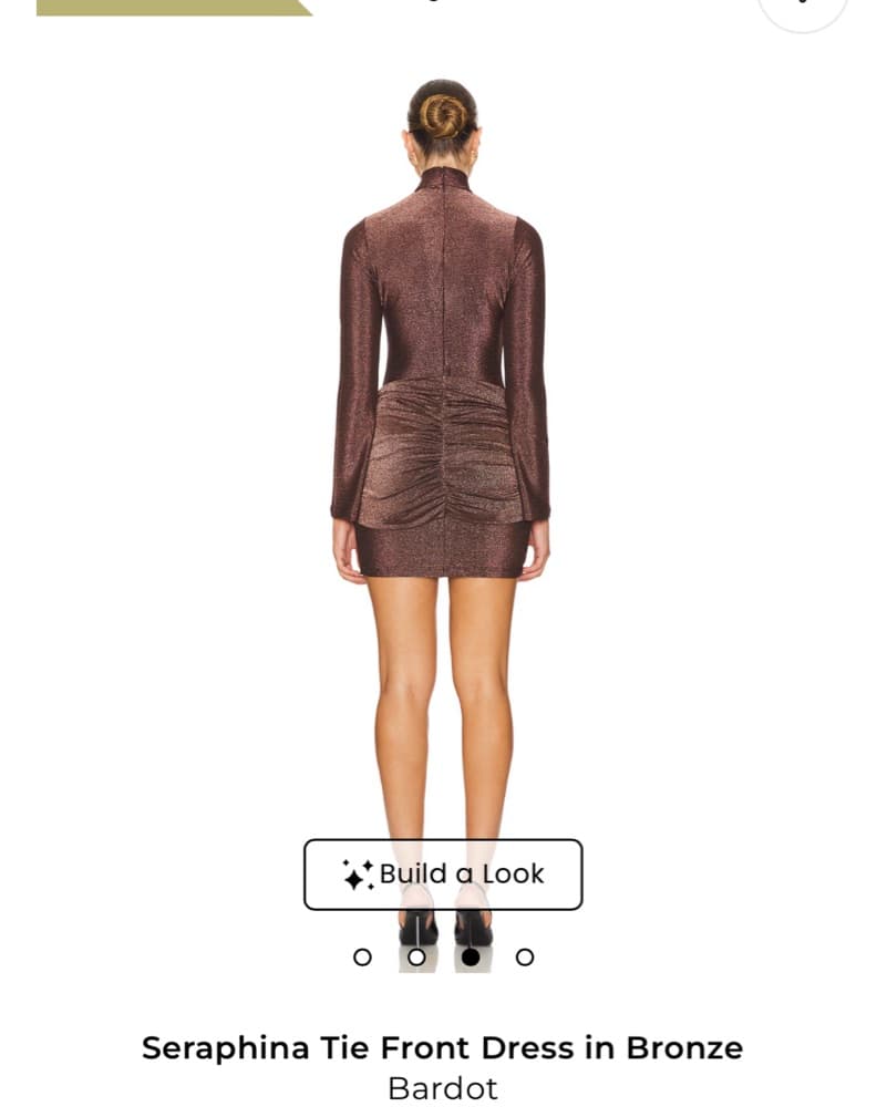 BARDOT Seraphina Tie Front Dress  - Image 2