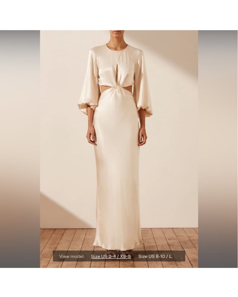 La Lune Twist Front Cut Out Maxi - Image 1