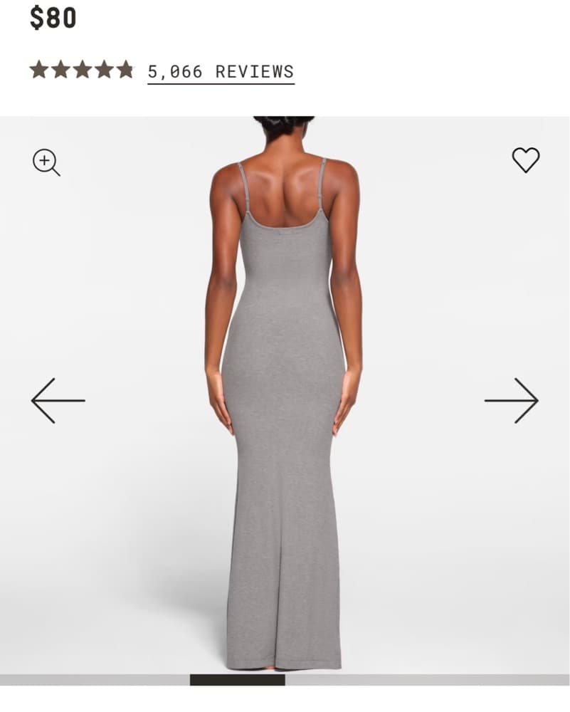 Skims Grey Dress - Image 2