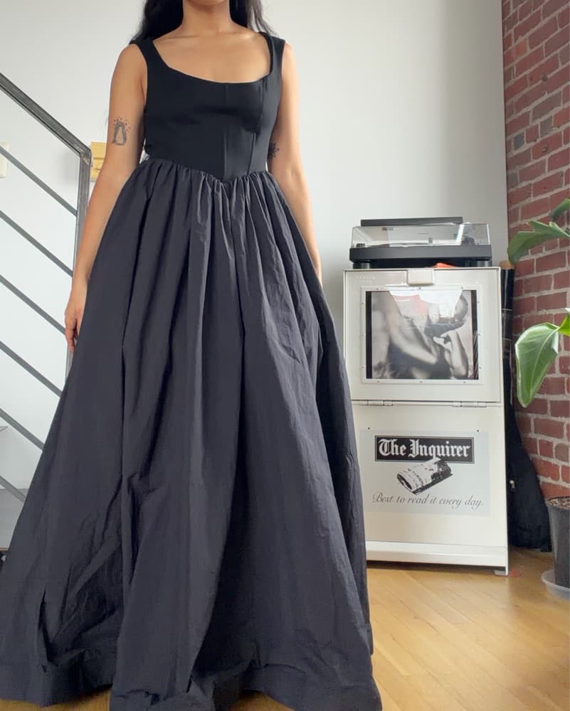 BHLDN Jemma Scoop-Neck Fit & Flare Dress - Image 2