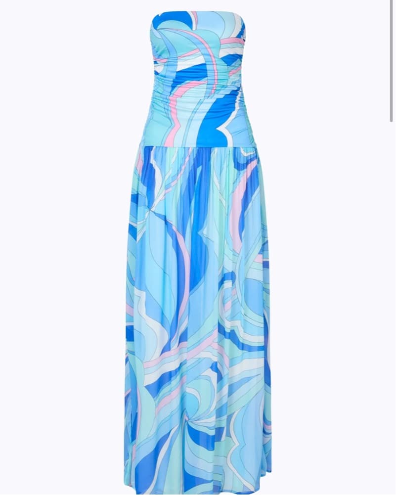 Cin Cin Dolce Blue Maxi Dress - Image 2