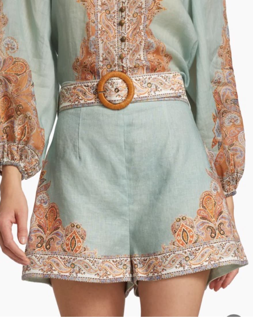 Zimmermann Devi Linen Shorts - Image 3