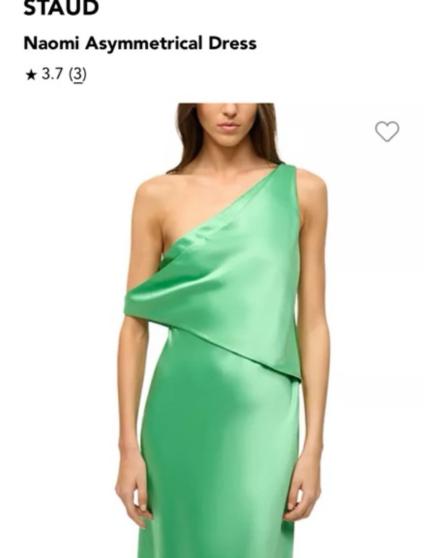 Asymmetrical Green Dress - Image 6