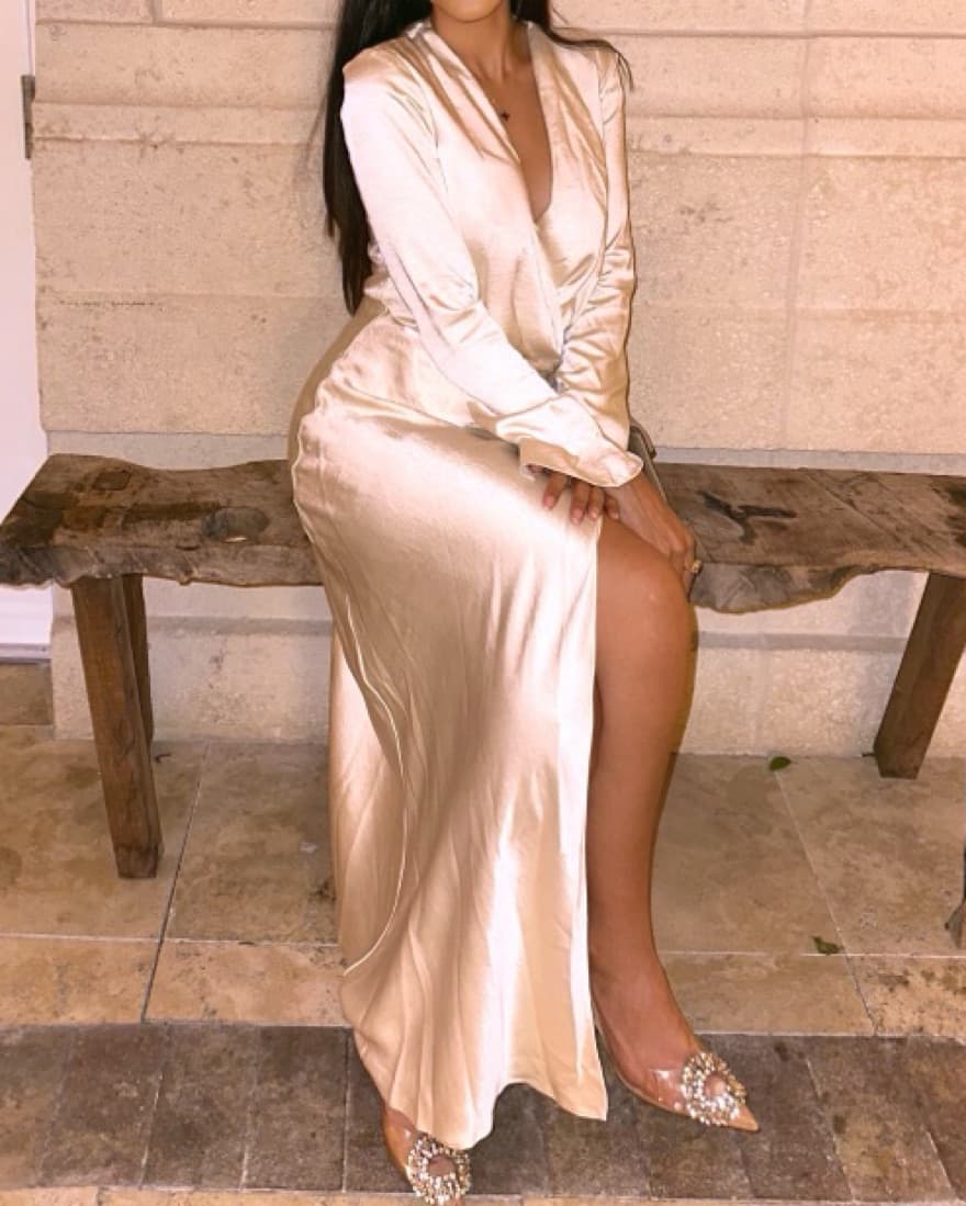 Oyster Midi/ Maxi Dress  - Image 1