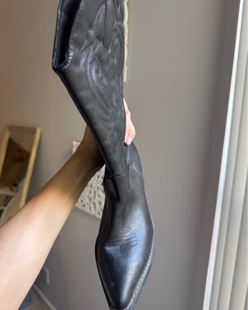 black cowgirl boots - Image 5