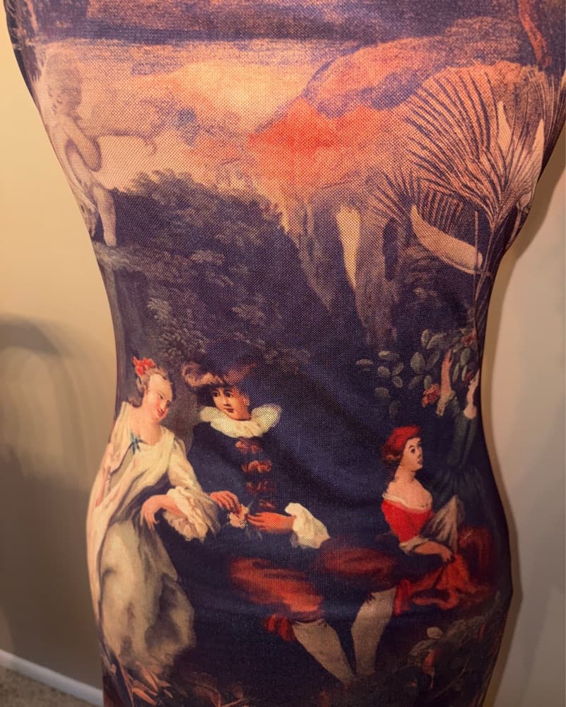 Vibrant Art Maxi Dress - Image 2