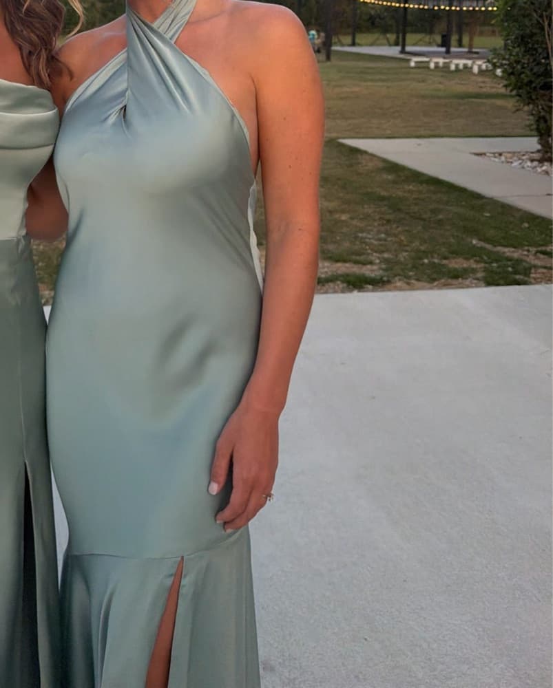 Sage Stephanie dress Matte Satin - Image 3