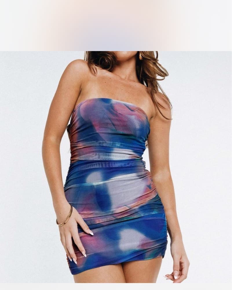 blue mini dress - Image 2