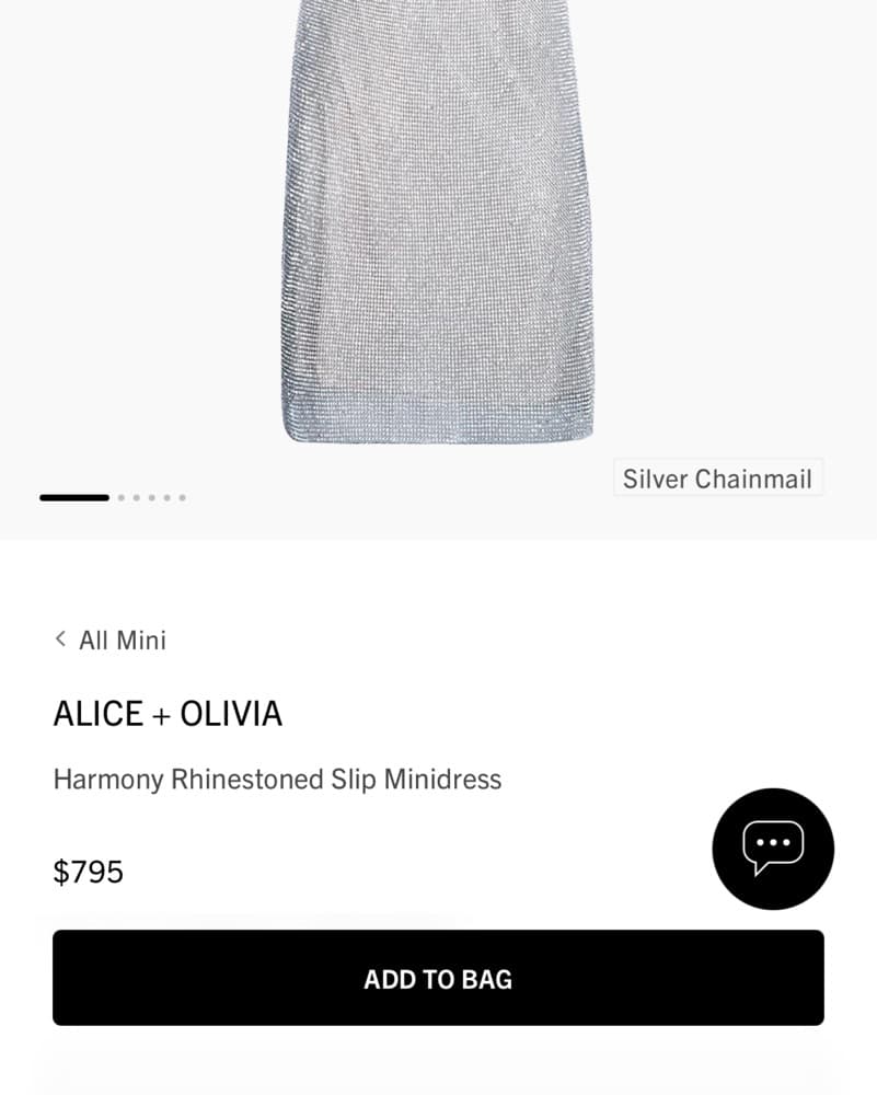 Alice + Olivia Harmony Rhinestoned Slip  - Image 2