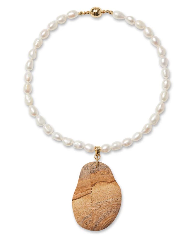 WeWoreWhat Pearl Necklace Tropical Beach - Image 3