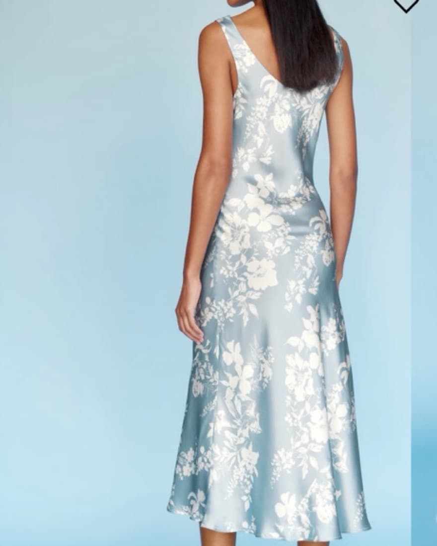 Blue Reformation Dress - Image 2