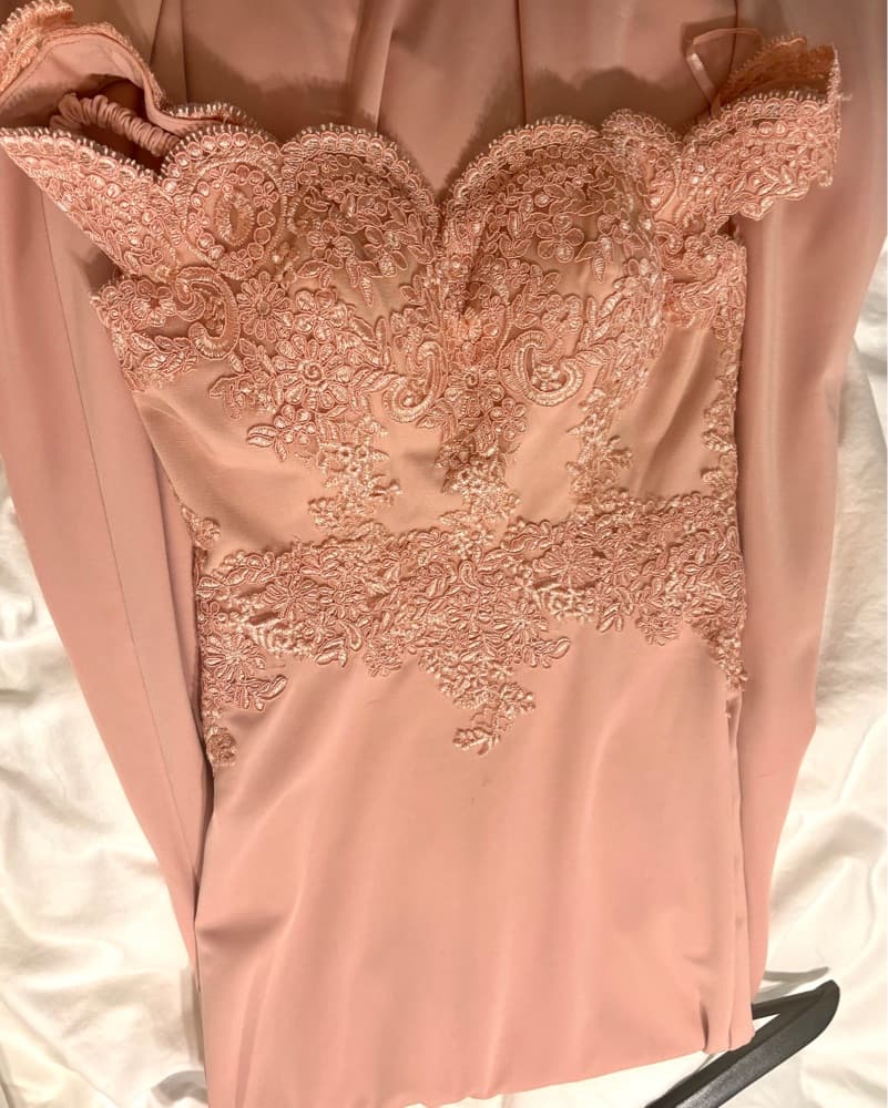 dusty pink formal dress - Image 2