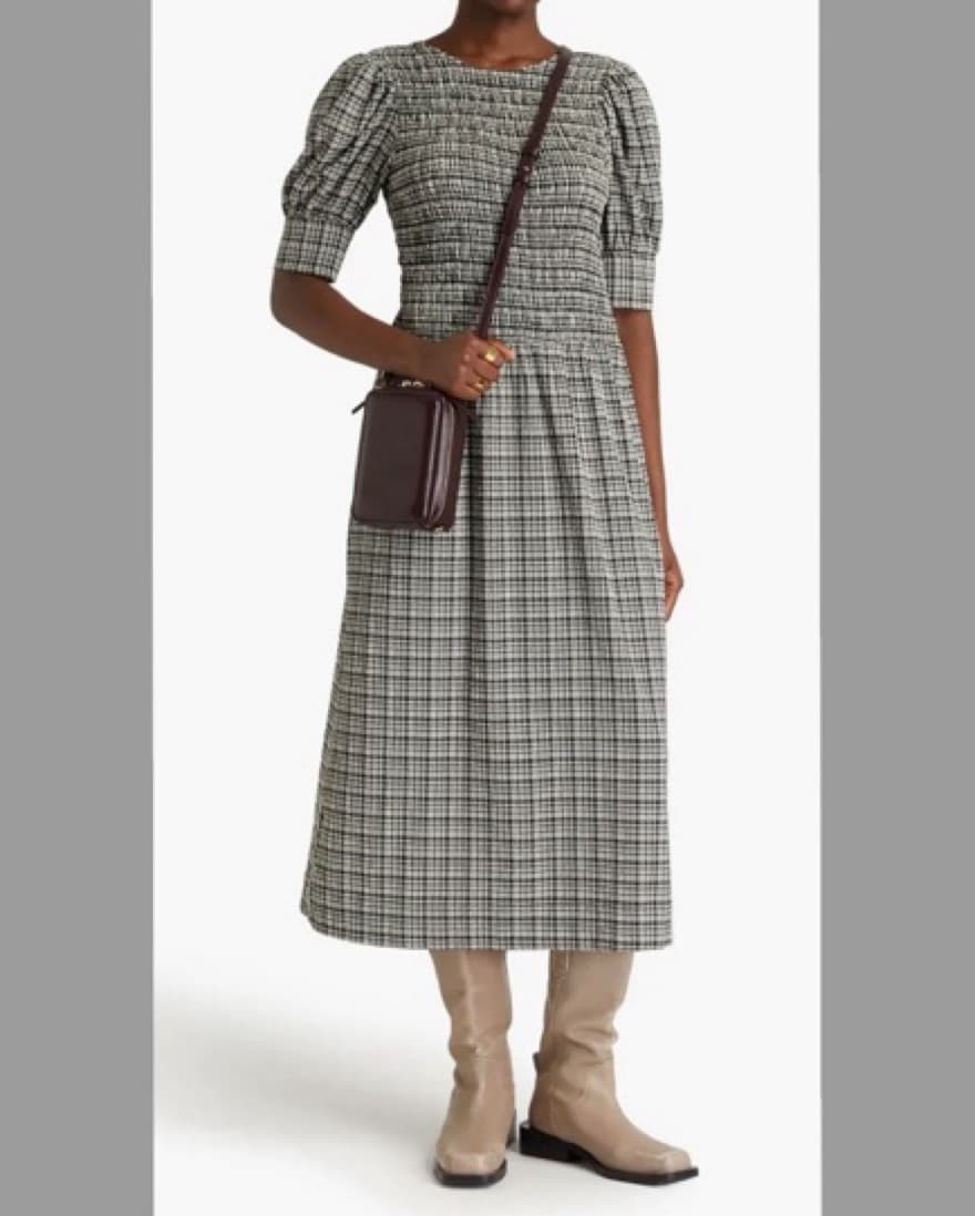 Ganni - Midi Length Low Back Dress - Image 2