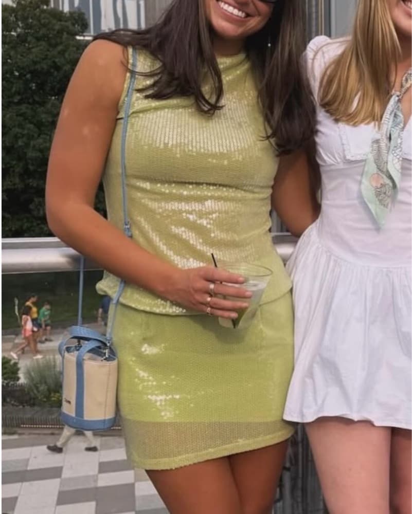 Green Sequin Set  - Image 3