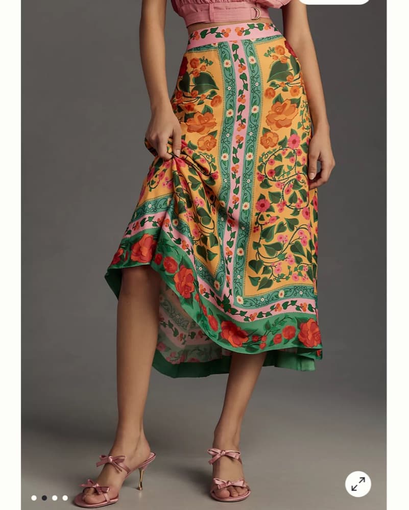 farm rio floral maxi skirt - Image 2