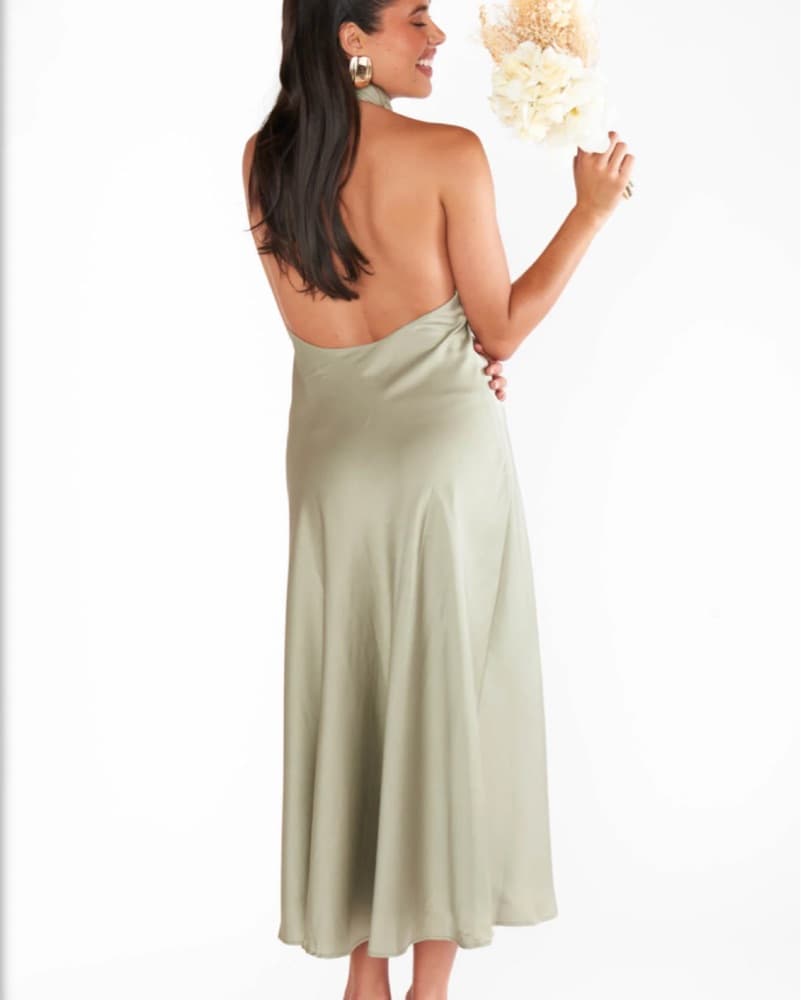 Jasmine Halter Midi Dress - Image 4