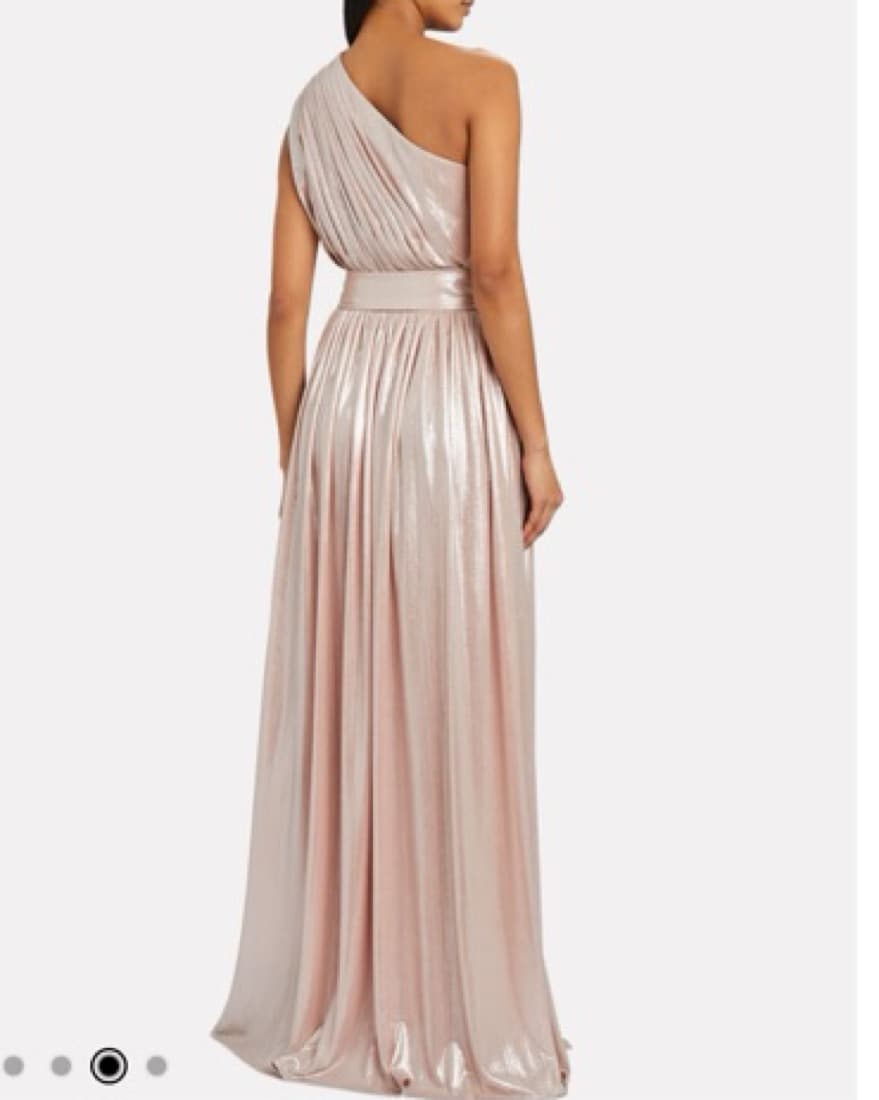 One Shoulder Belted Dress - Image 3