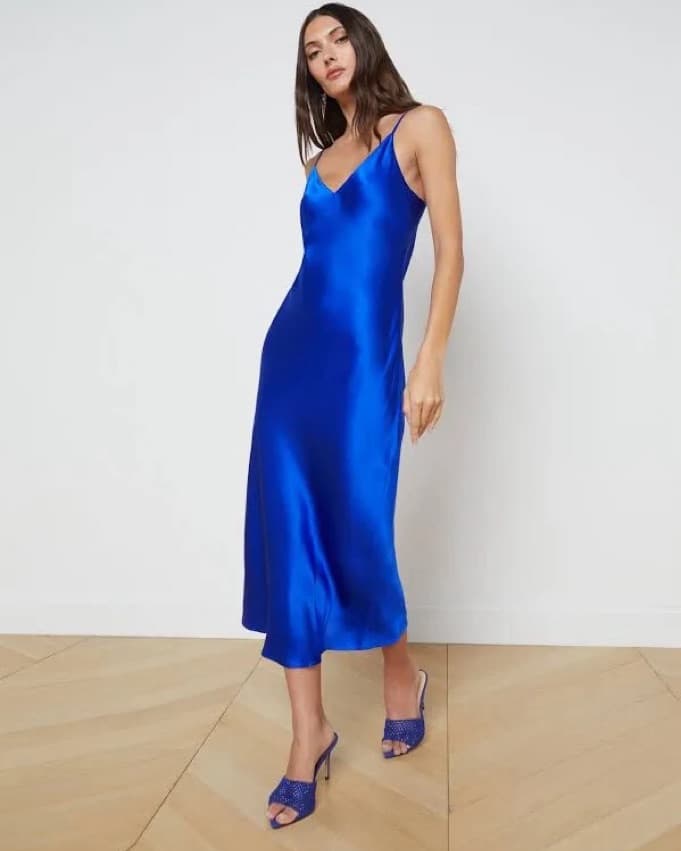L’agence Silk Dress - Image 1