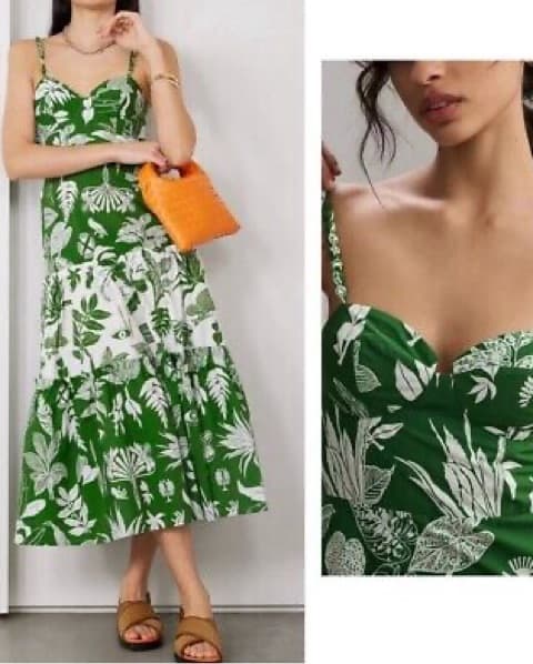 Farm Rio Forest Soul Mix Midi Dress - Image 2
