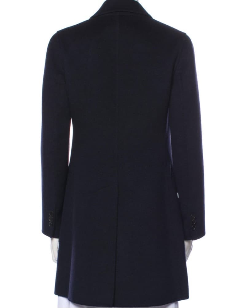 Prada Navy Wool Peacoat  - Image 4