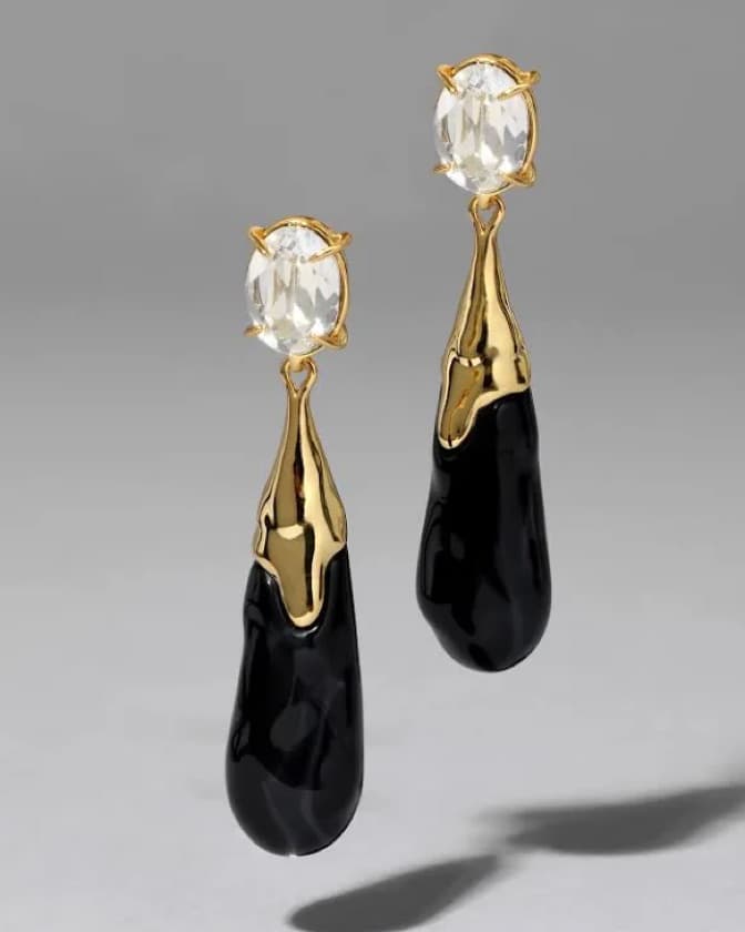 Alexis Bittar Teardrop Crystal Earrings - Image 2