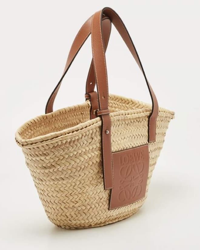 Signature LOEWE Raffia Basket Tote Bag - Image 4