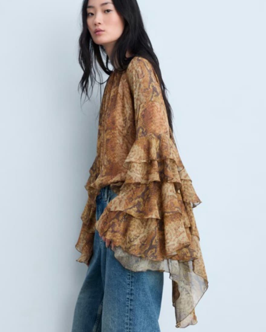 Snakeskin Blouse - Image 2