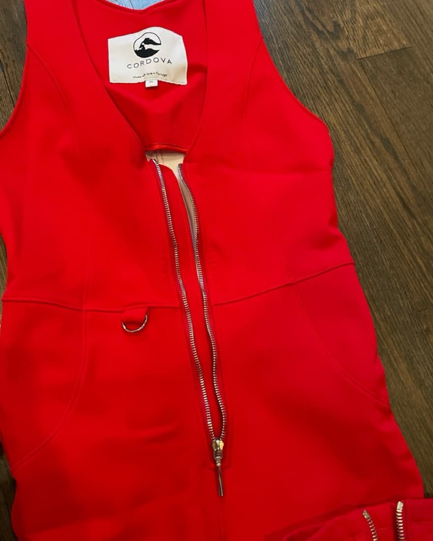 Cordova red ski jumpsuit - Image 5